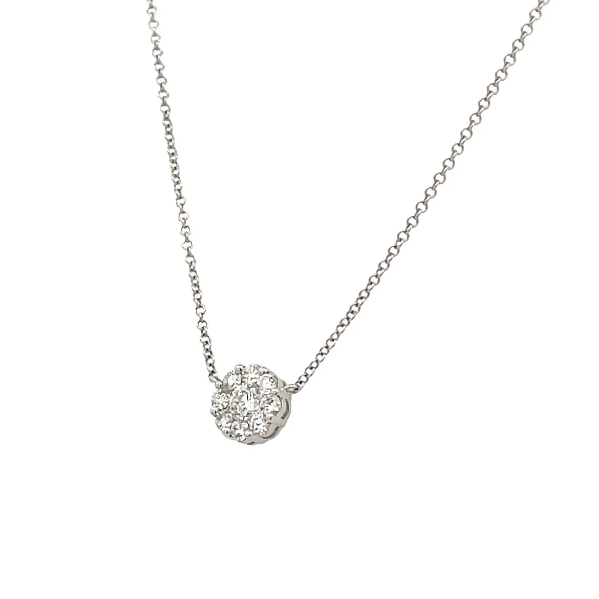 14K Diamond Pendant