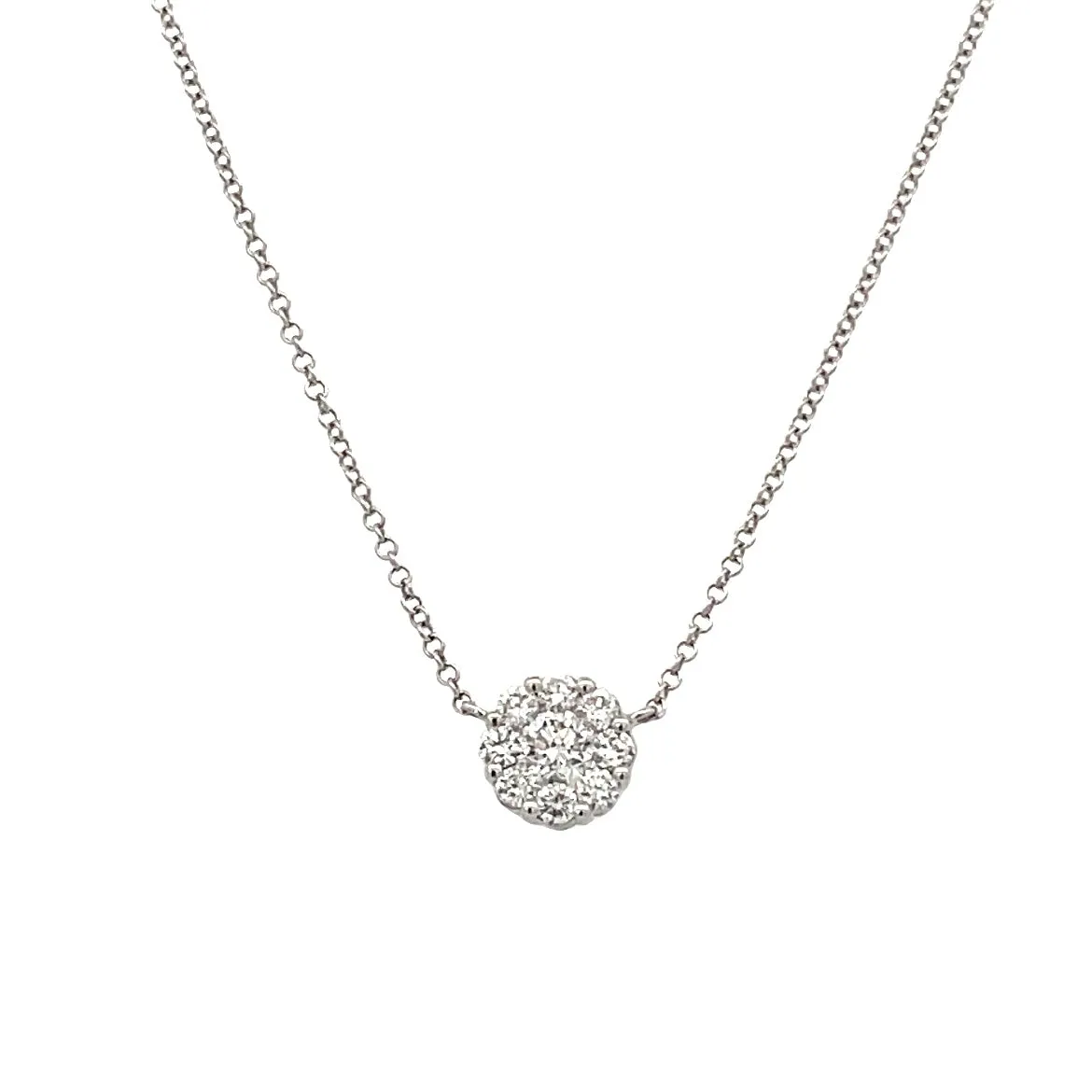 14K Diamond Pendant