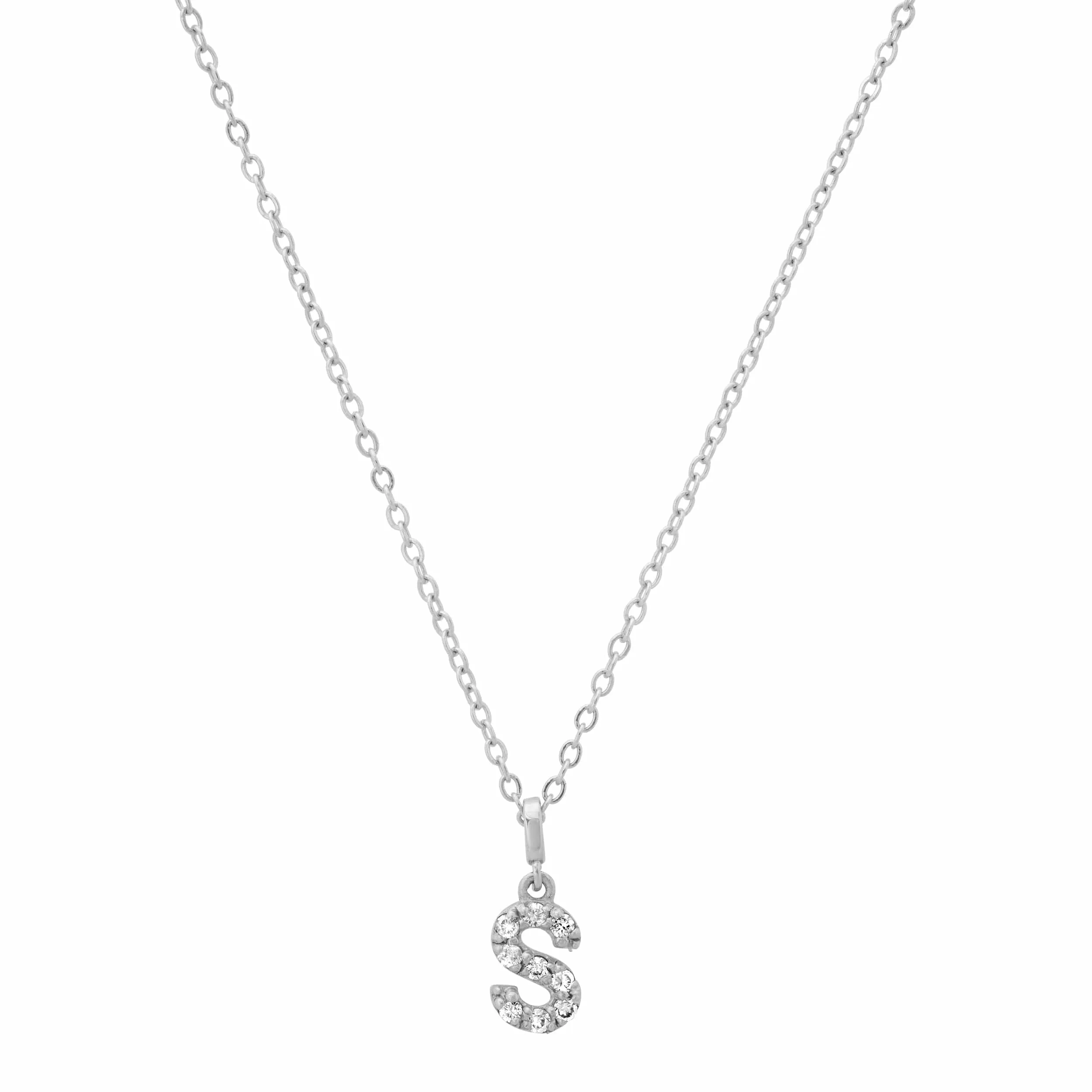 14K Gold & Diamond Mini Initial Charms