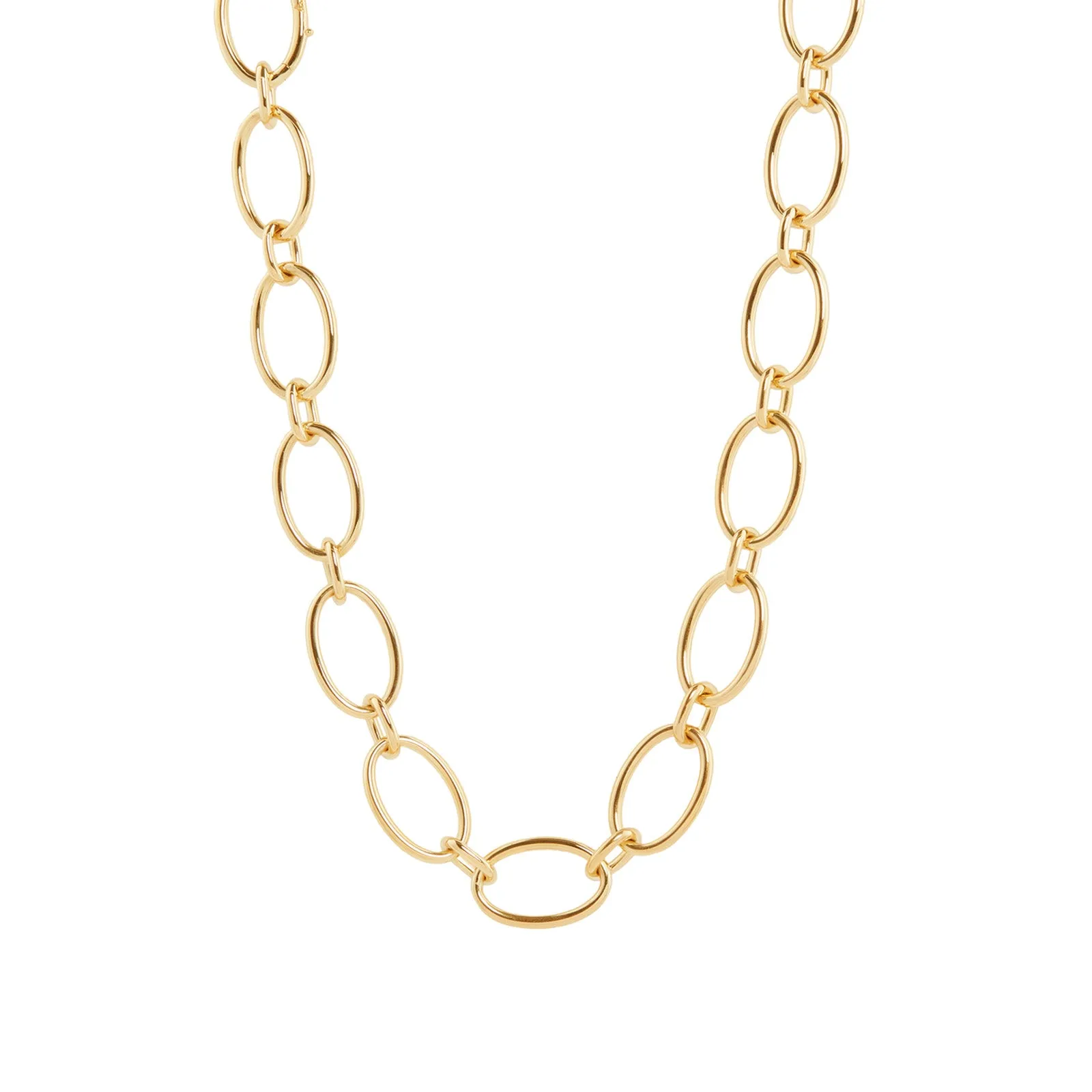 18" Oval Link Chain Necklace