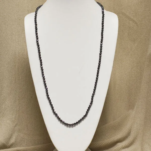 6mm 36 inch Knotted Stone Necklace