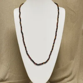 6mm 36 inch Knotted Stone Necklace