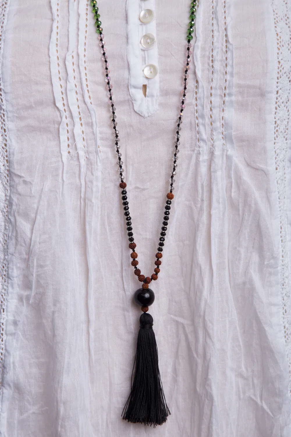 Bead Necklace (Midnight)