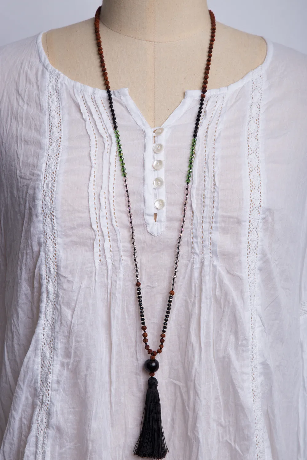 Bead Necklace (Midnight)