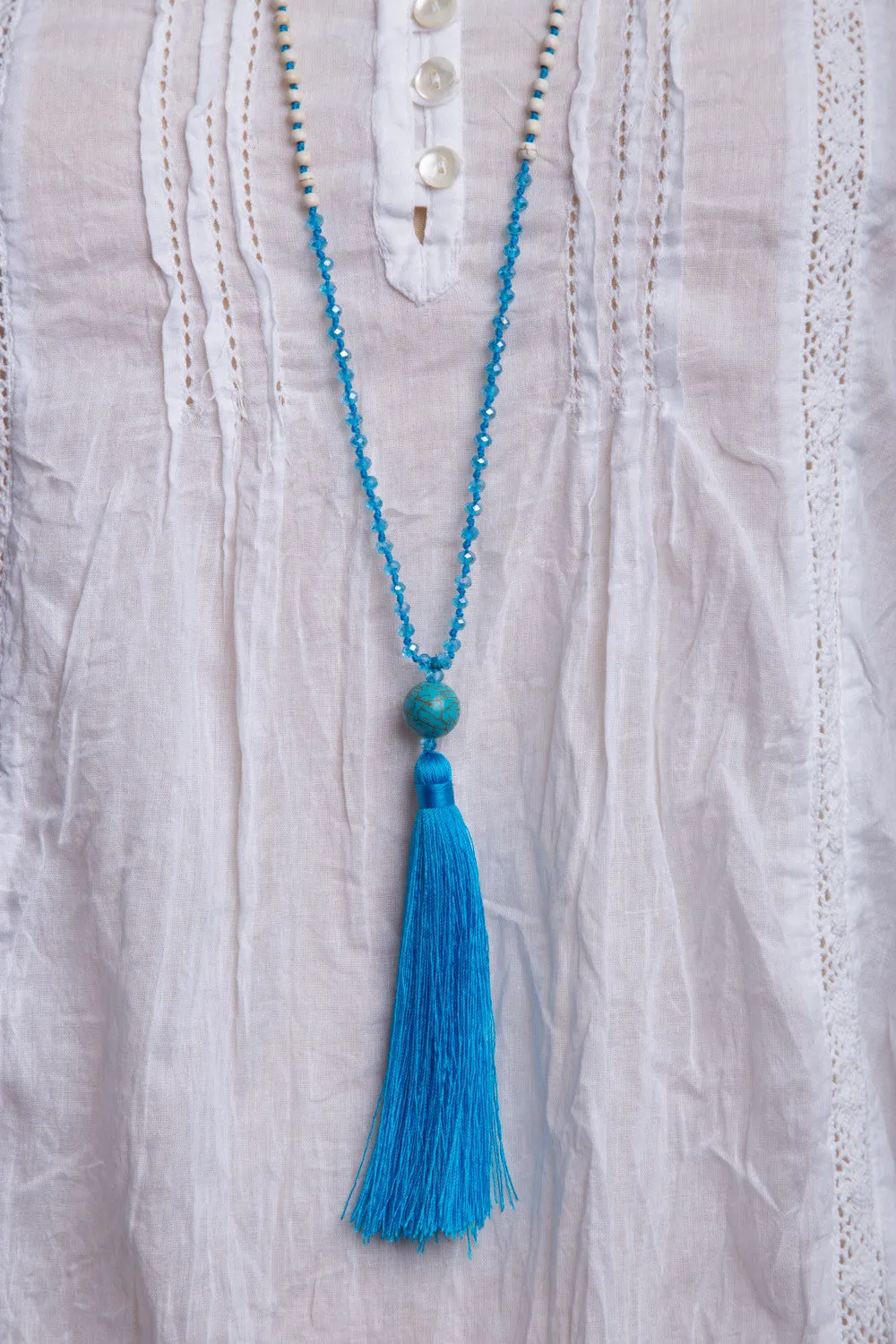 Bead Necklace (Ocean)