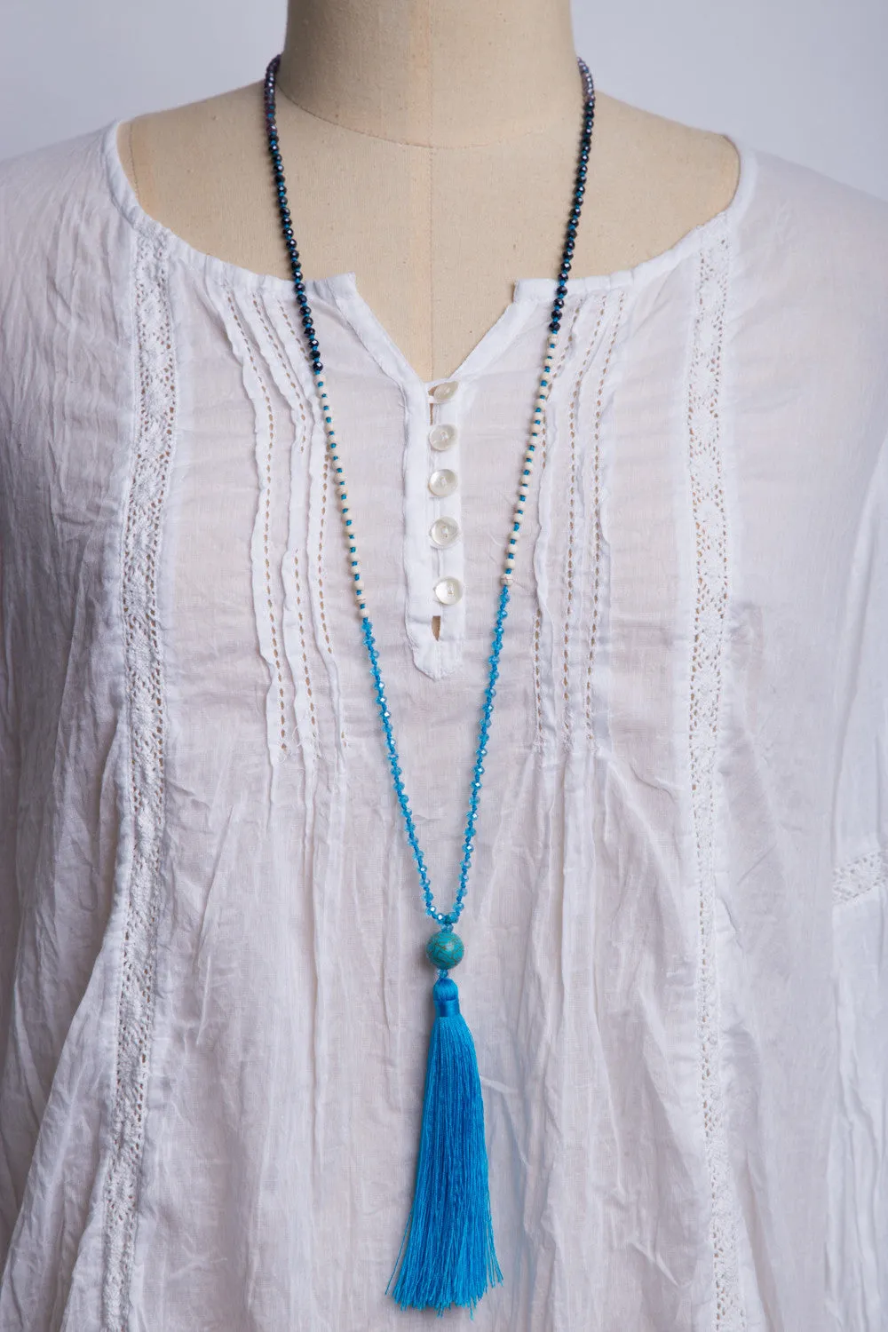 Bead Necklace (Ocean)