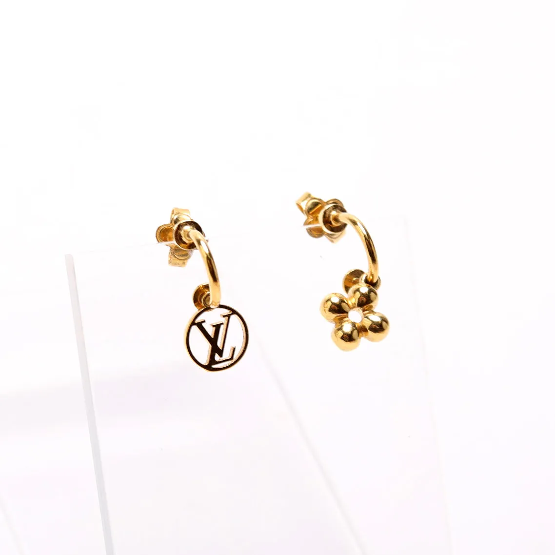 Blooming Charms Drop Earrings Gold