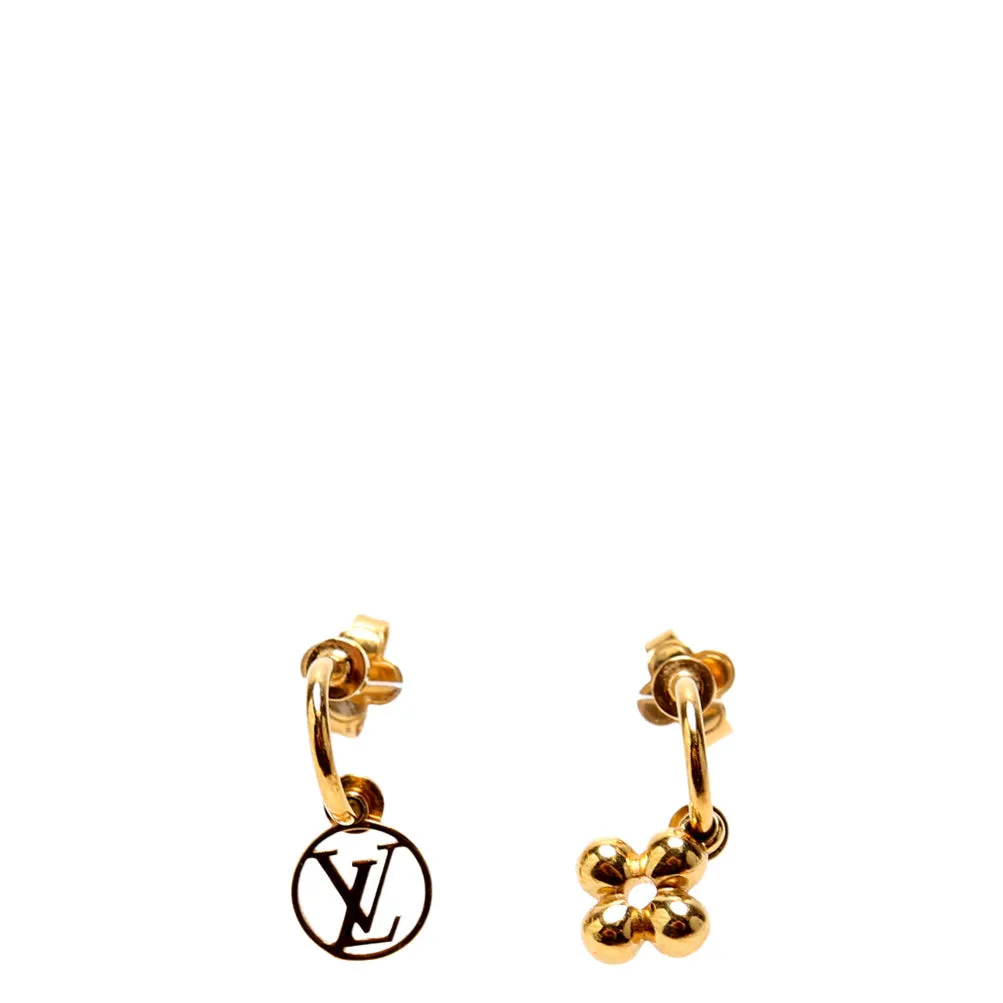 Blooming Charms Drop Earrings Gold