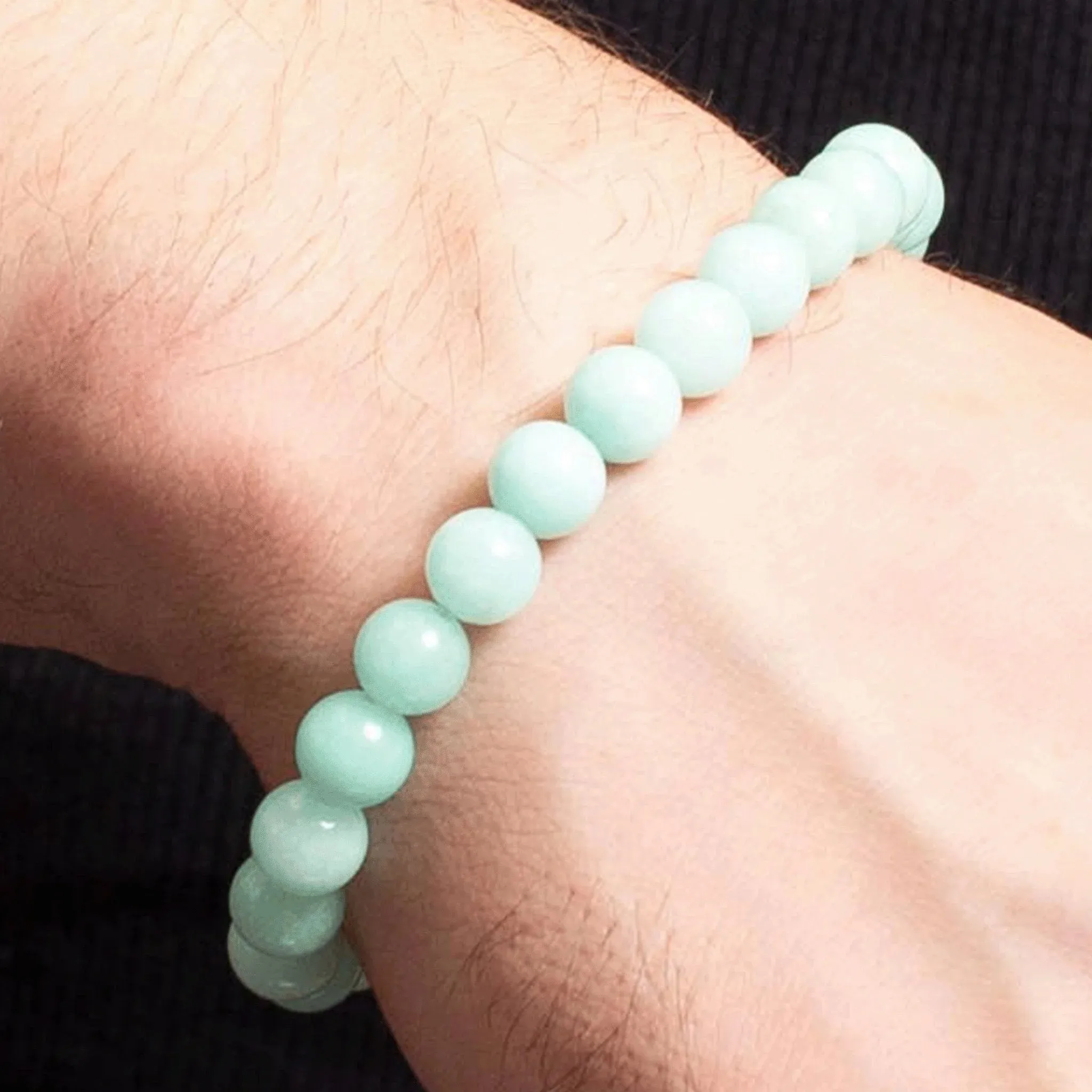 Brieg Beaded Jade Bracelet
