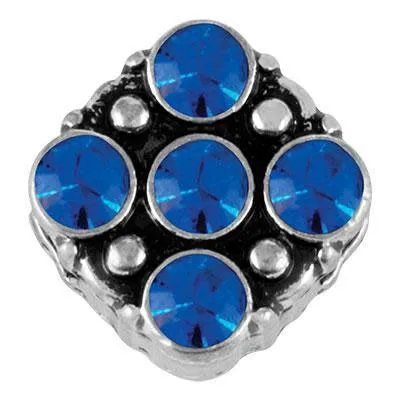 Capri Blue Stones Novella Slider Charm