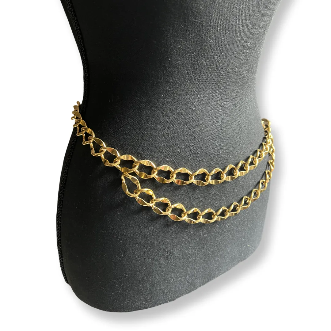 Chanel Vintage Double Chain Belt