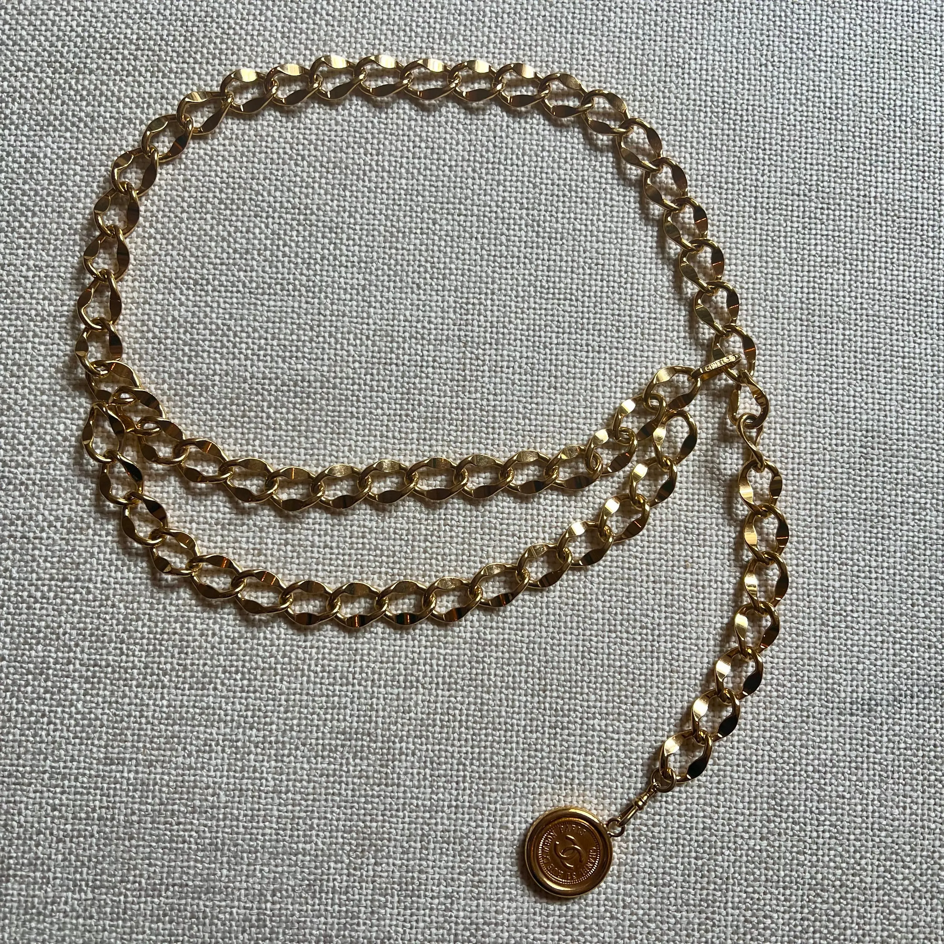 Chanel Vintage Double Chain Belt