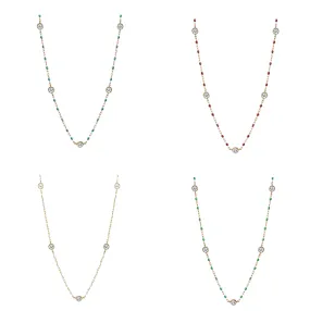 Crystal Necklace - 4 Colours