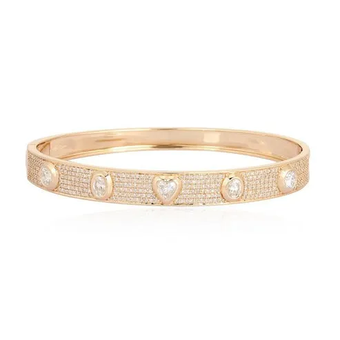Everlasting Charm Diamond Bangle Bracelet