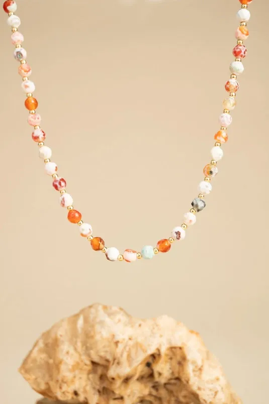 Hope Strand Handbeaded Necklace