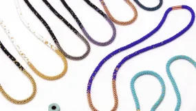 How to Make the Long Beaded Kumihimo Necklace Kit