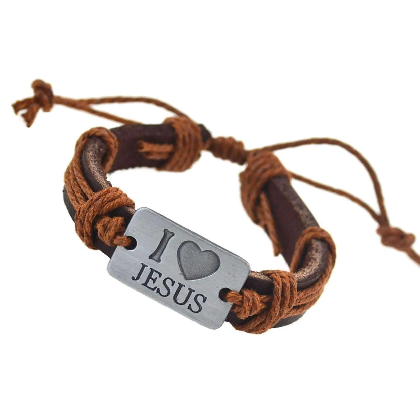 Jesus Multi-layer Leather Bracelet