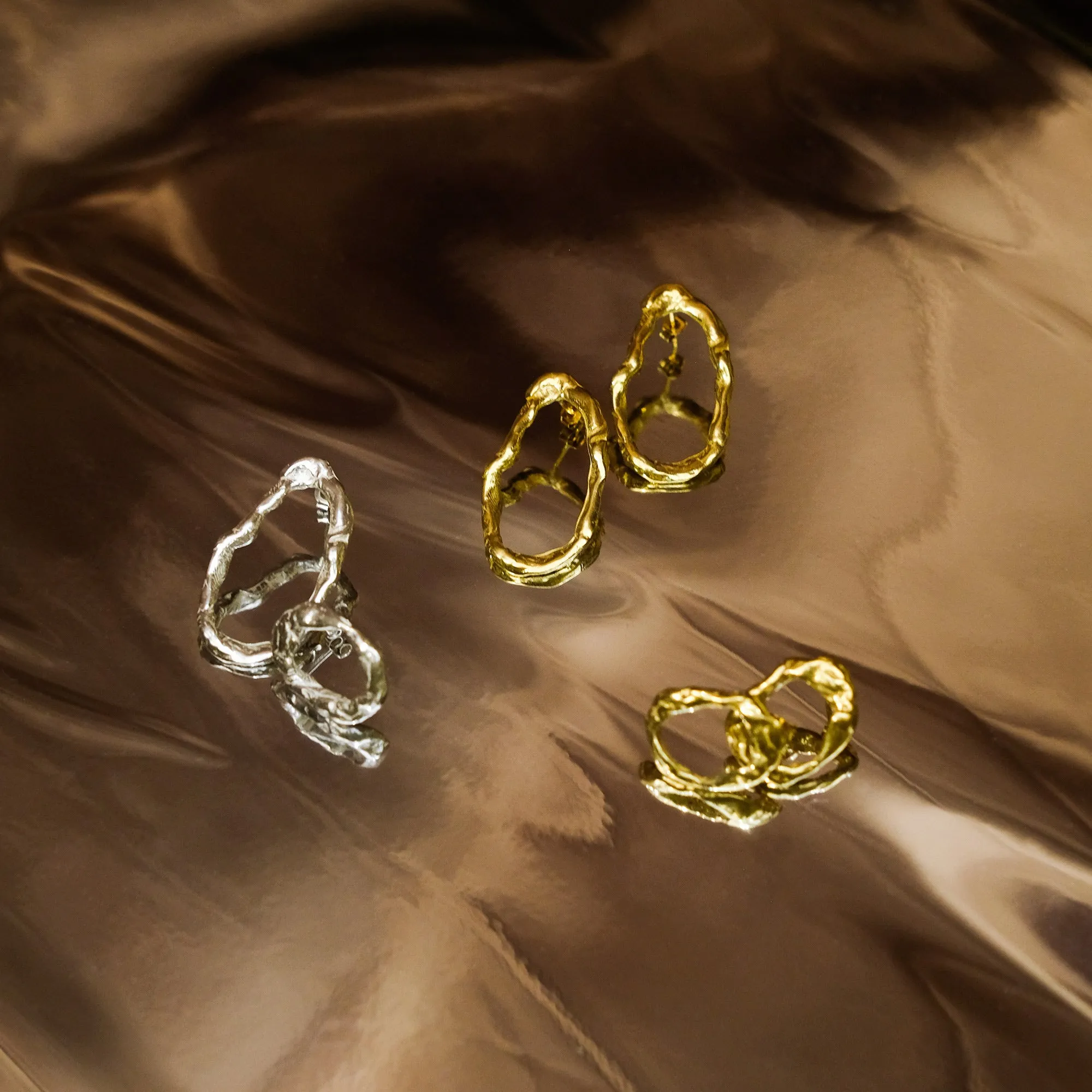 Kyma Earrings  - Small - Silver
