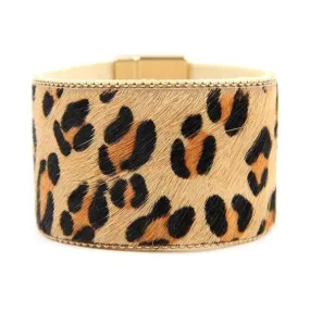 Leopard Magnetic Cuff Bracelet