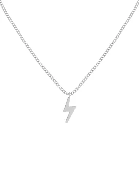 Lightning Necklace Steel
