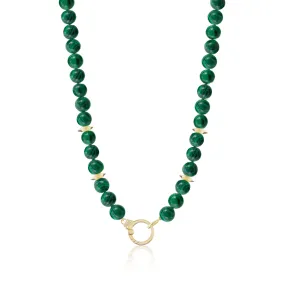 Malachite Beaded Necklace
