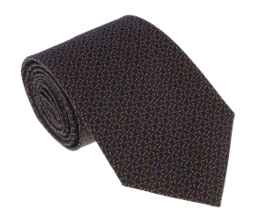 Missoni U5662 Fuschia/Gold Abstract Pure Silk Tie