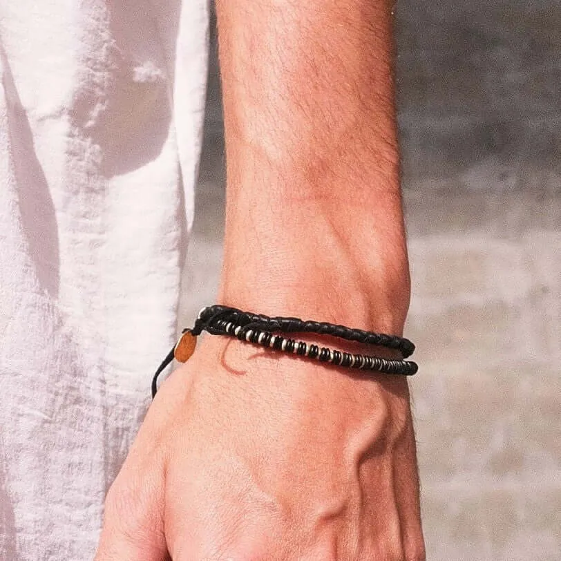 Moons Leather Bracelet