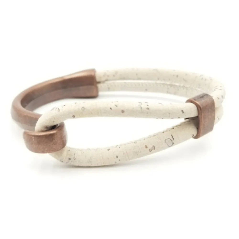 Pick Your Color-Cork Copper Hook Bracelet