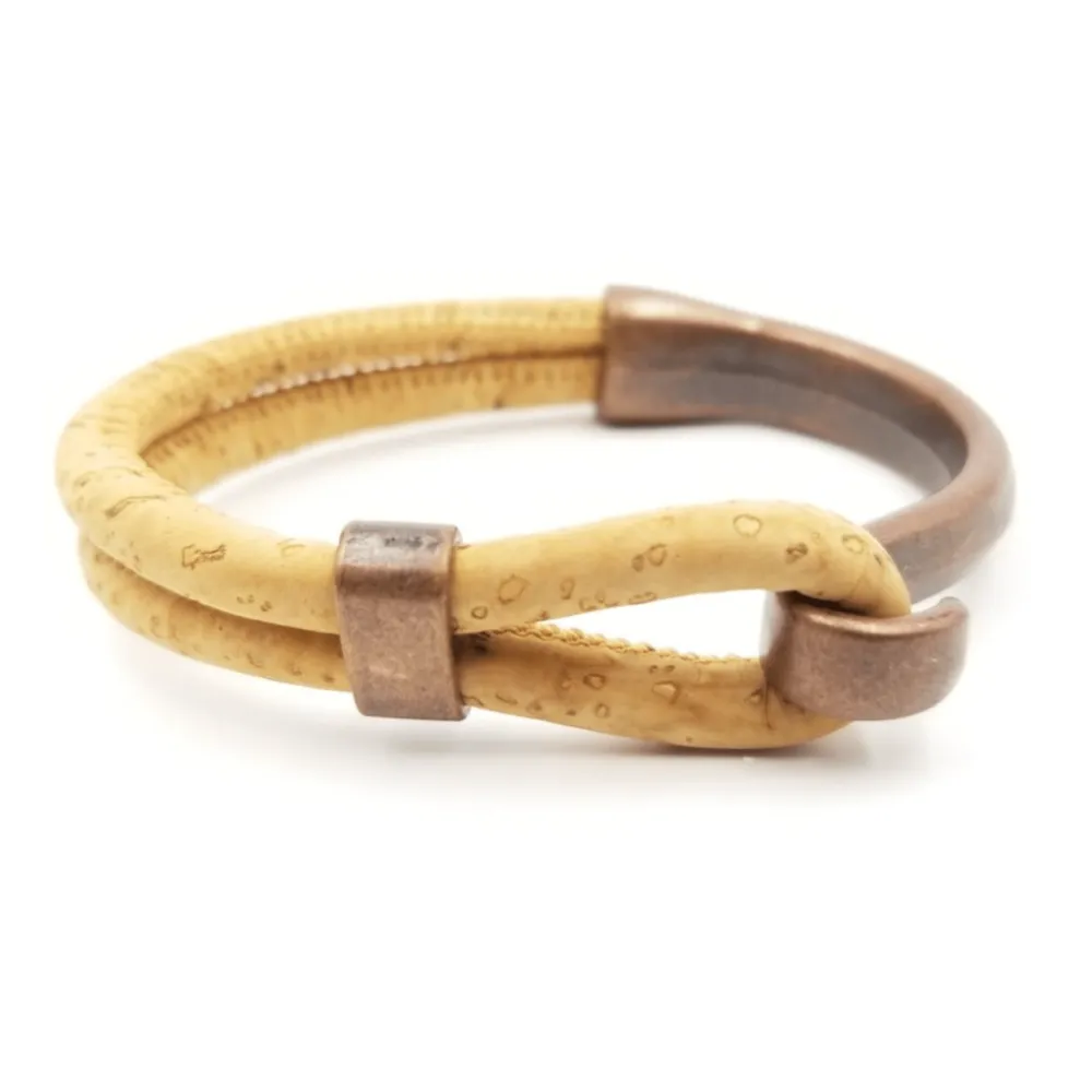 Pick Your Color-Cork Copper Hook Bracelet