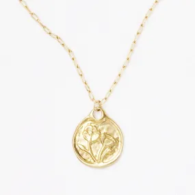 Poppy Medallion necklace