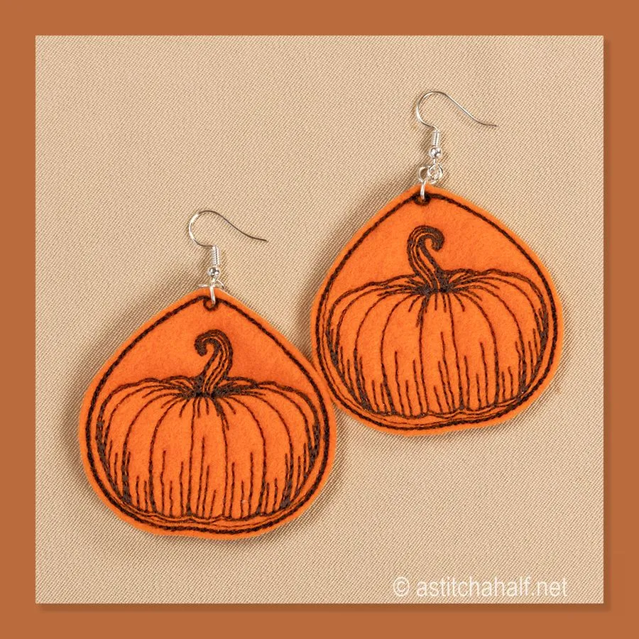 Pumpkin Earrings