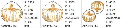 Pumpkin Earrings