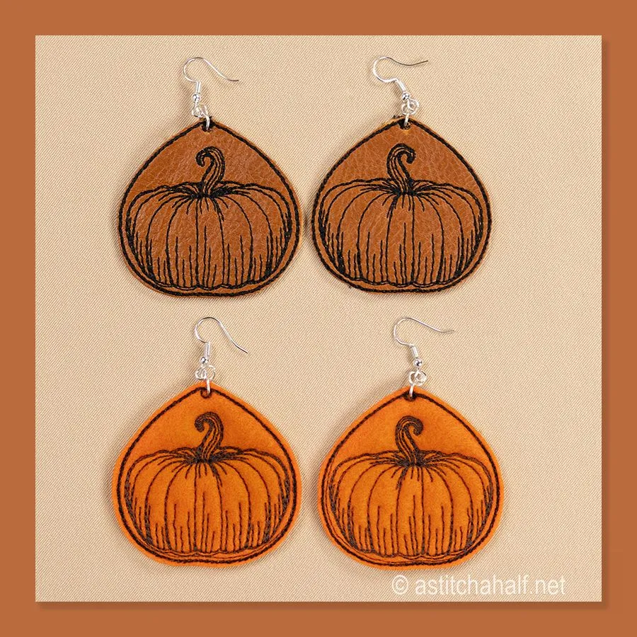 Pumpkin Earrings