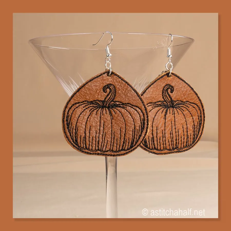 Pumpkin Earrings