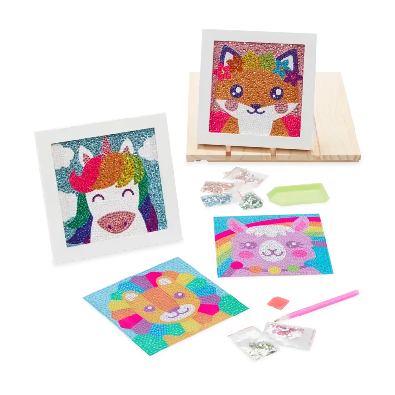 Razzle dazzle diy gem art kit - little lion