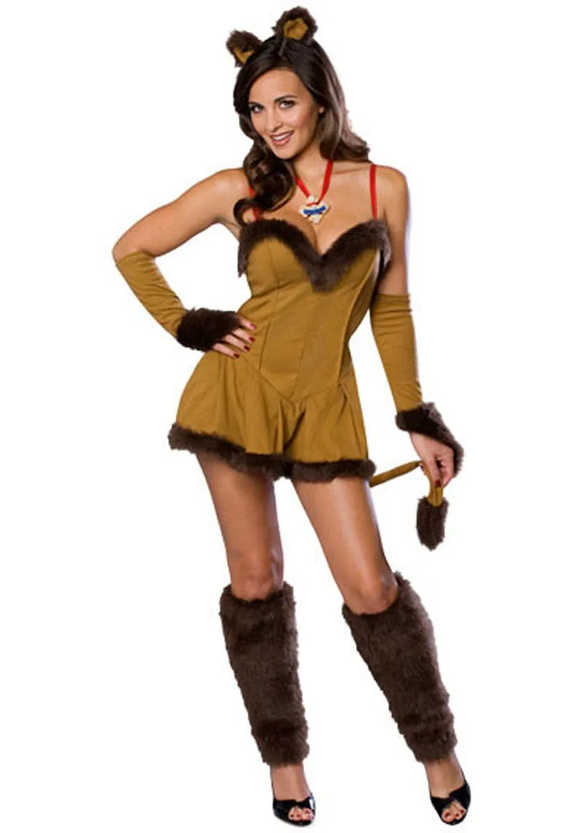 Secret Wishes Cowardly Lioness Costume - Medium